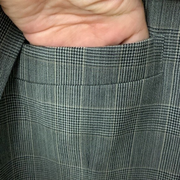 Nordstrom Chaps By Ralph Lauren Mens Virgin Wool Suit Blazer main color Gray - Picture 6 of 16